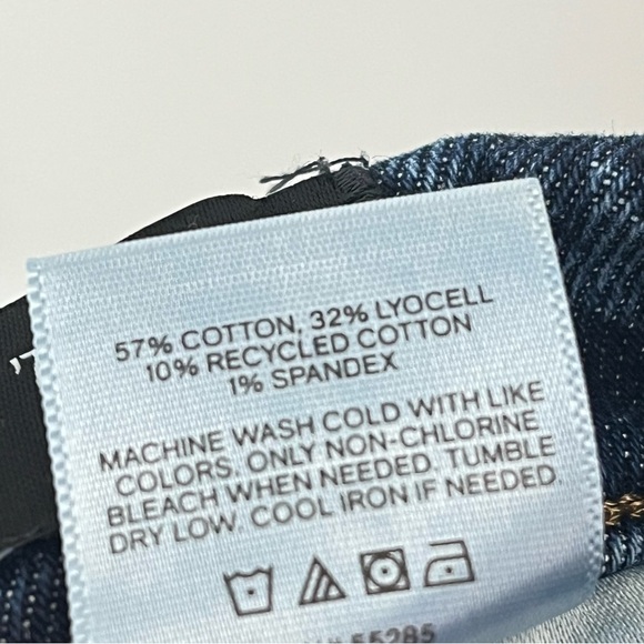 Express 16S 70s Flare Jeans Womens Large Short 0842 Flex Mid Rise Dark blue - Picture 10 of 13